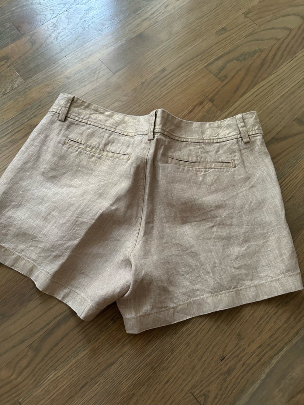 Lilly Pulitzer Beige Linen Callahan Shorts